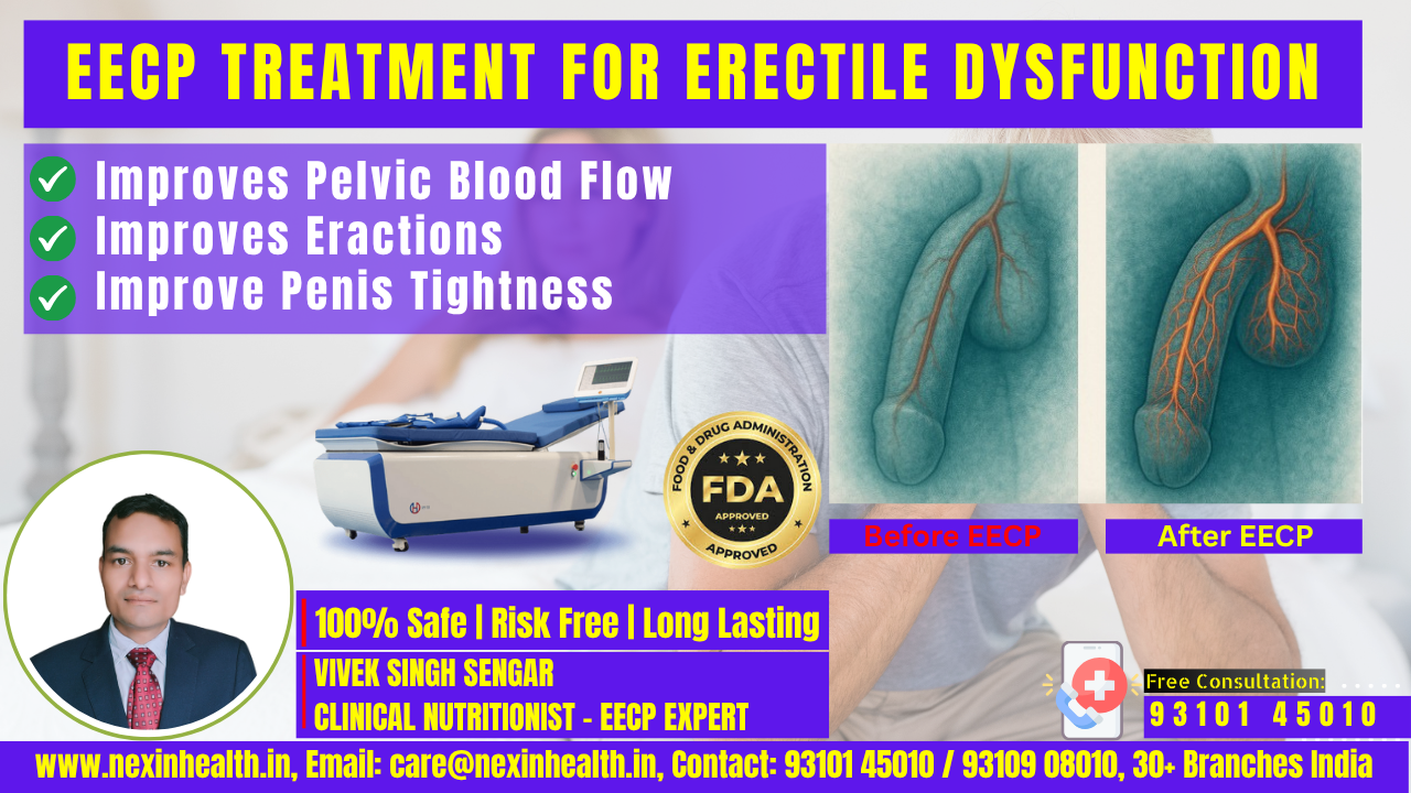 Revolutionary EECP Treatment for Erectile Dysfunction: Restoring Intimacy Through Enhanced Blood Flow